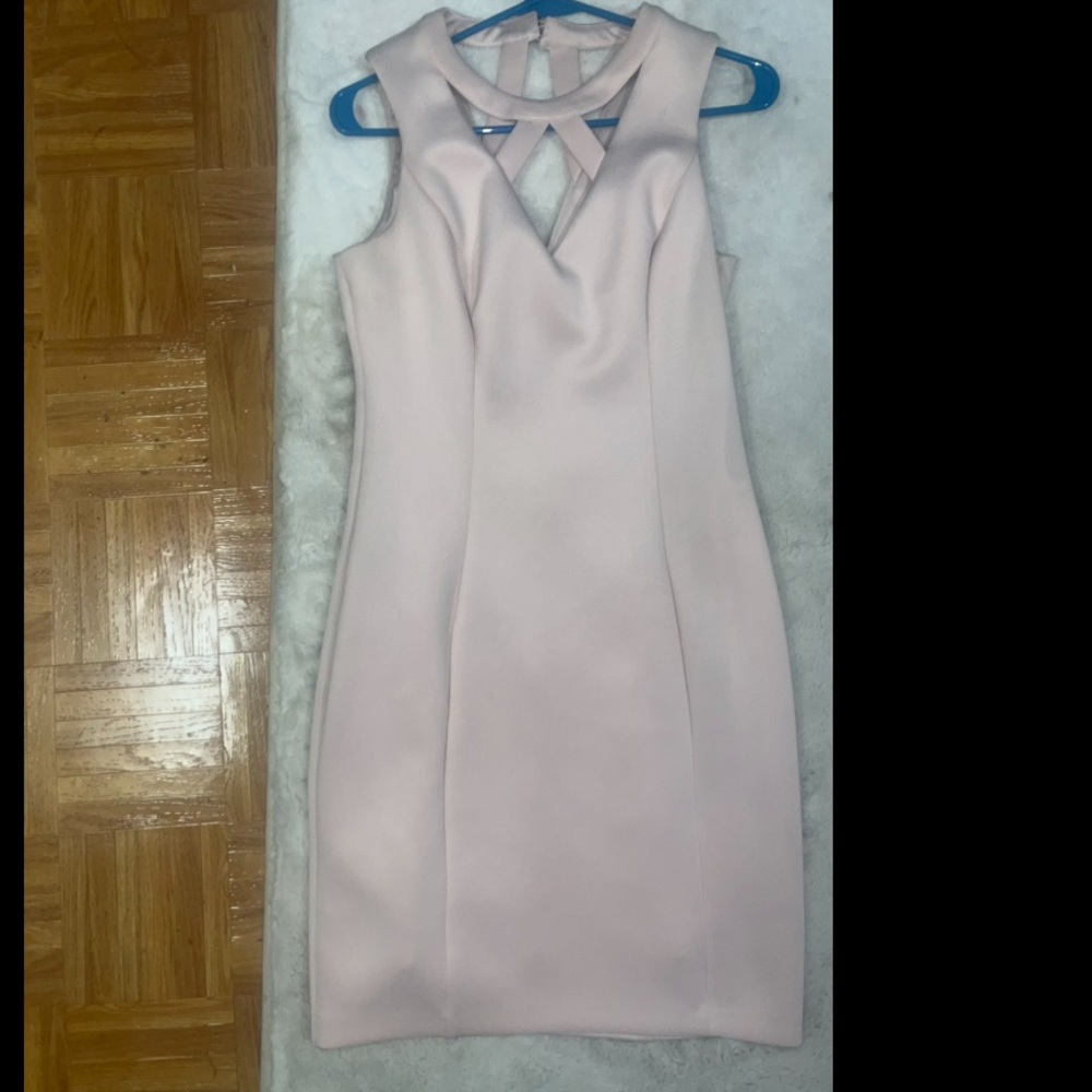 Guess Pink Cut Out Collar Dress Size 10 (M)